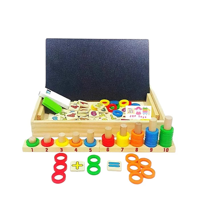 Joc Montessori Prescolari cu numere Donuts