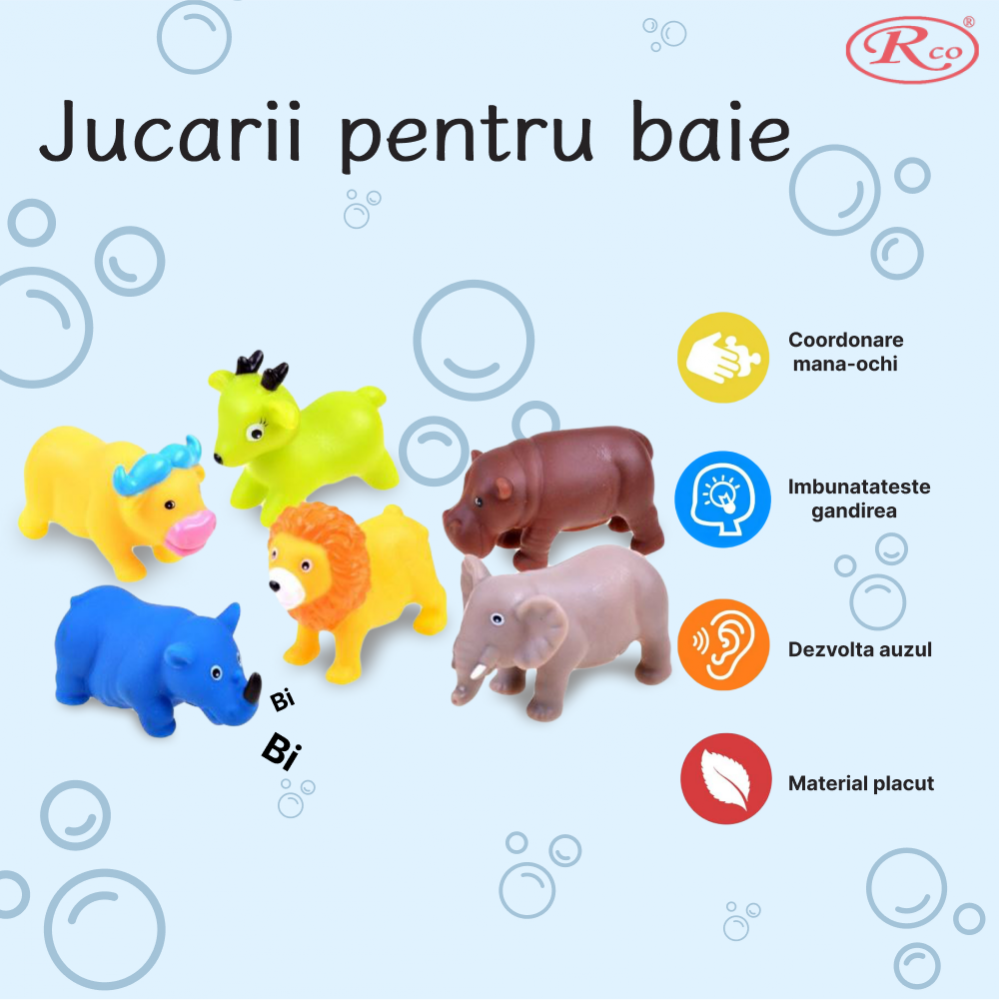 Set Jucarii Baie Animale