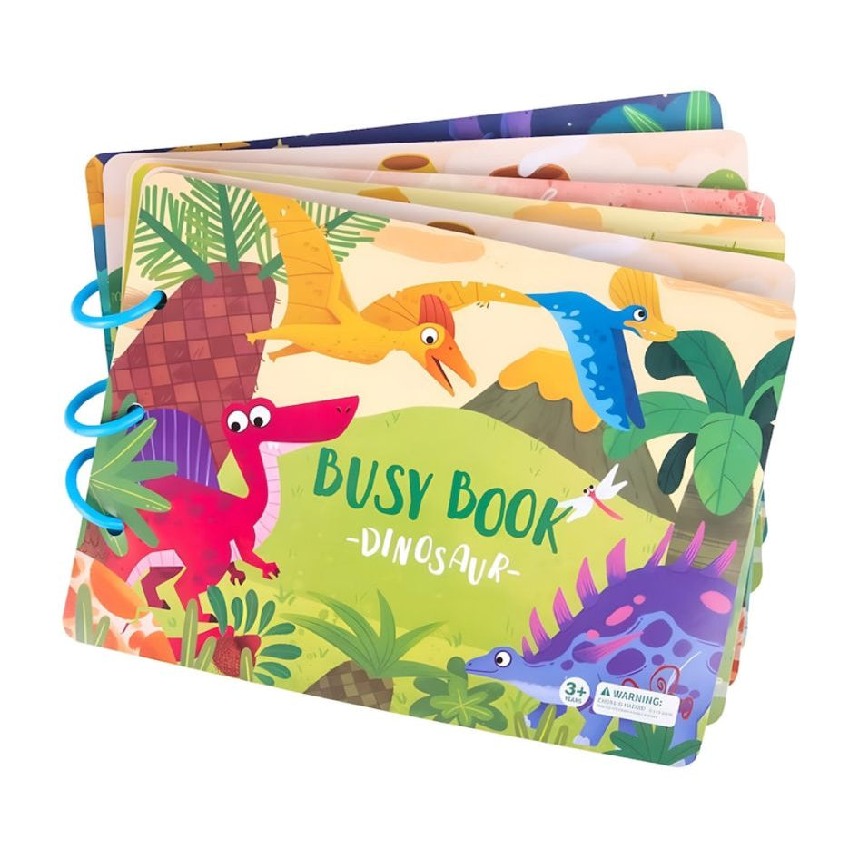 Busy Book 10 pagini Dino