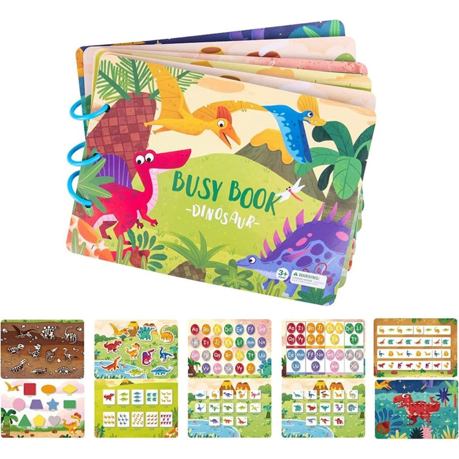 Busy Book 10 pagini Dino