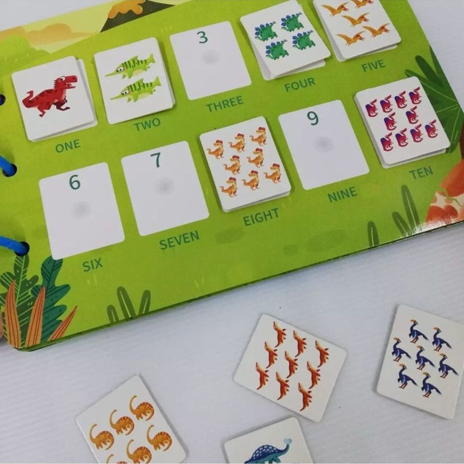 Busy Book 10 pagini Dino