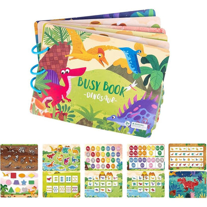 Busy Book 10 pagini Dino