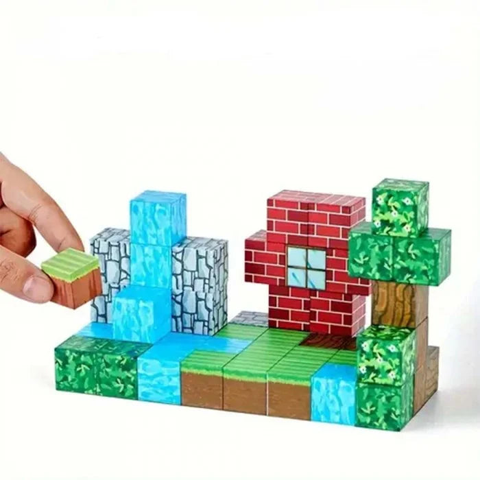 Joc Bloc Magnetic 64 piese