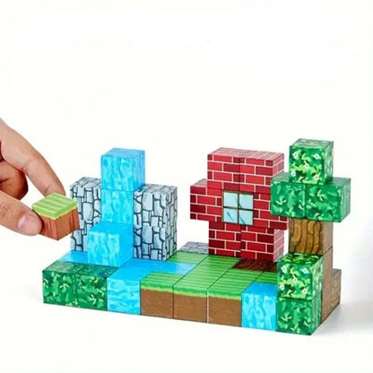 Joc Bloc Magnetic 64 piese