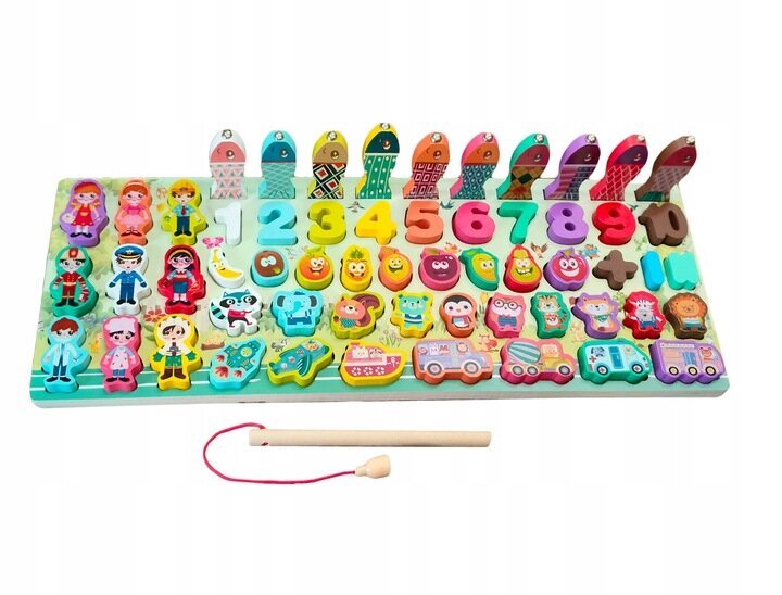 Joc Montessori Tabla Educativa Prescolari Meserii si Numere