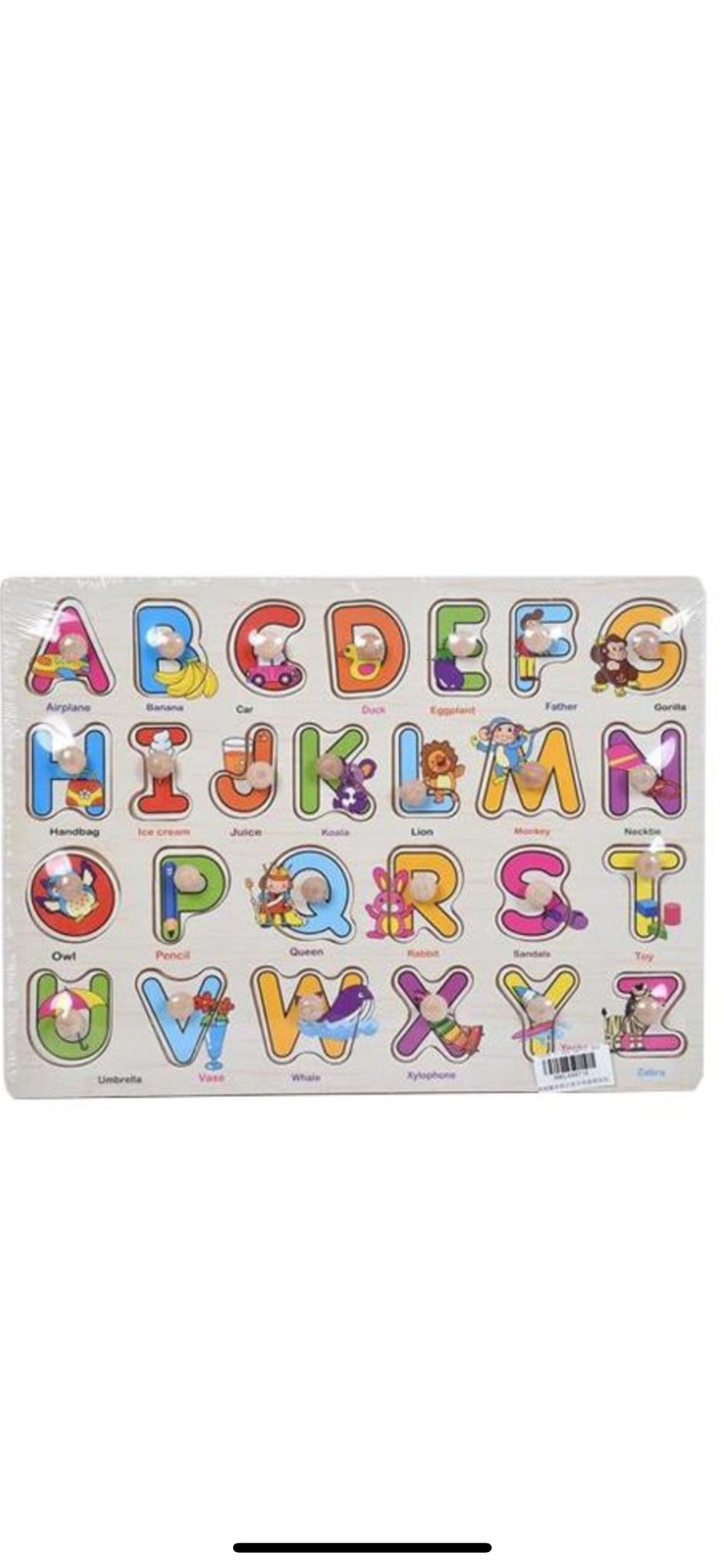 Puzzle De Lemn Educativ Litere