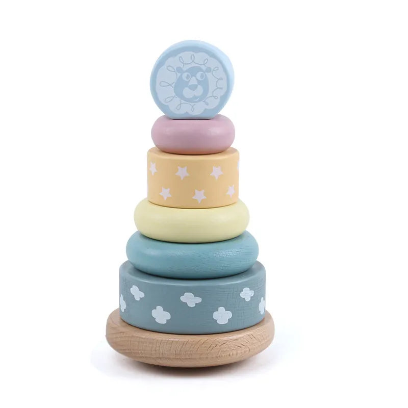 Sortator Motricitate Montessori Rainbow Tower Kabi