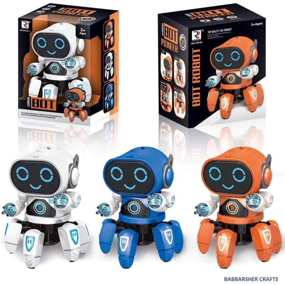 Robot Interactiv Pentru Copii Cu Leduri